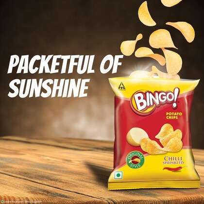 Bingo Chilli Sprinkled Potato Chips 21g - Image 3