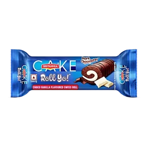 Britannia Roll Yo CHOCO VANILLA  Cake 24g