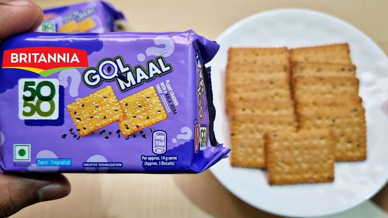 Britannia 50 50 GOL MAAL Biscuit 57g - Image 2