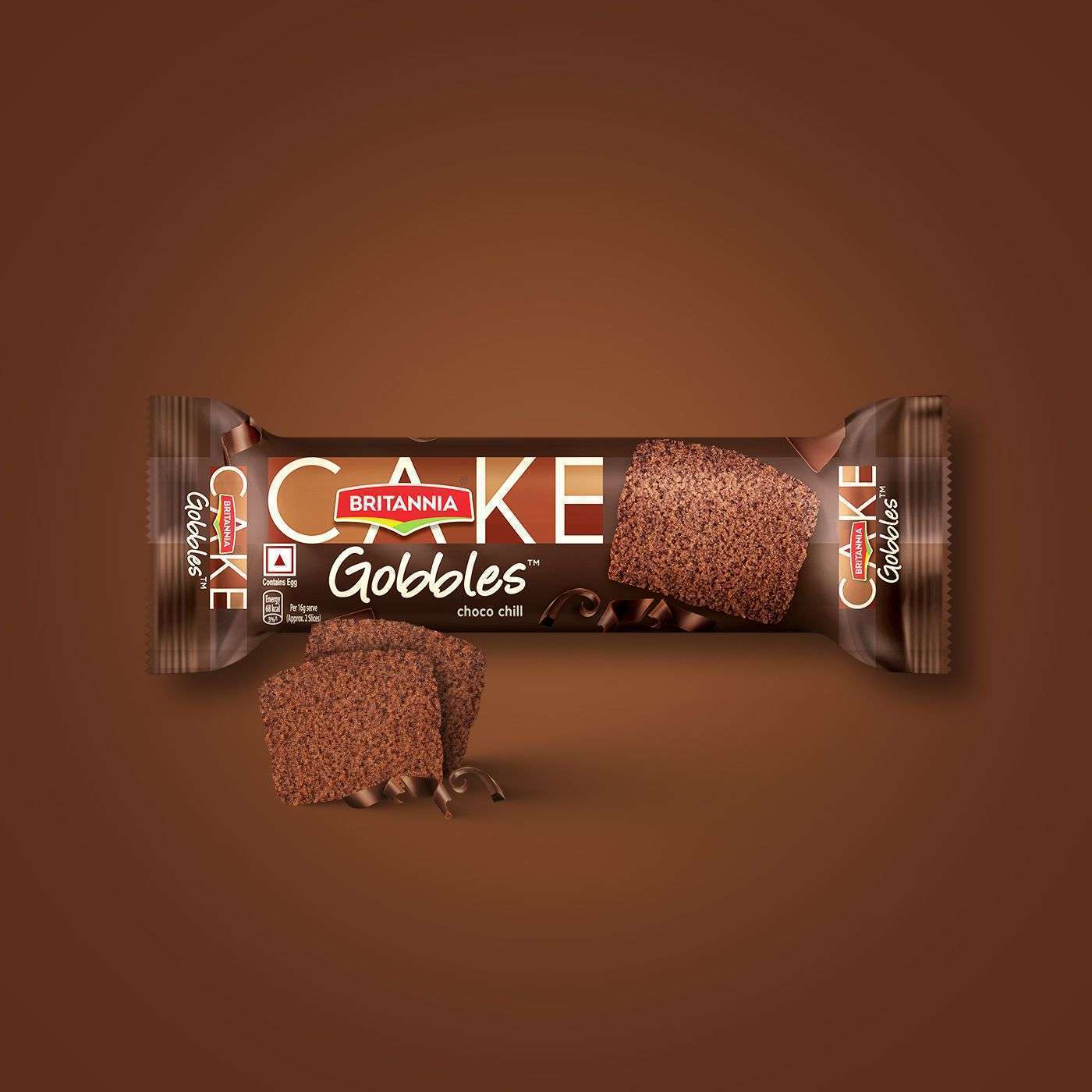 Britannia Gobbles CHOCO CHILL Cake 50g - Image 2