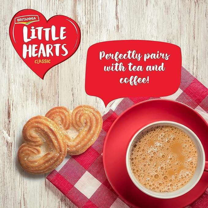 Britannia Little Hearts Classic Biscuit 13g - Image 2