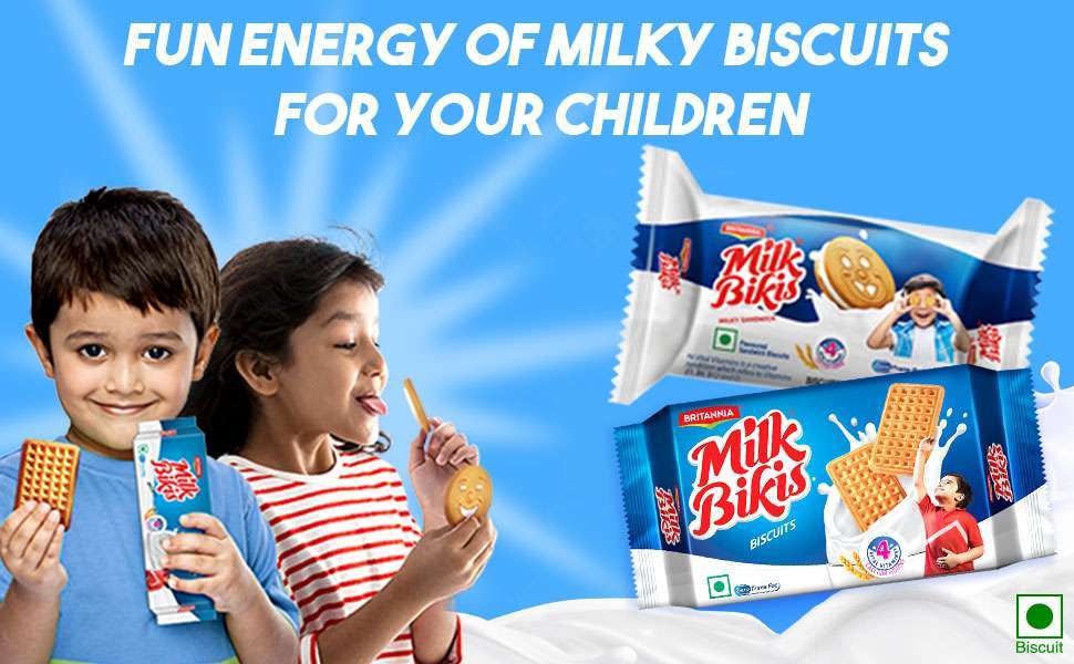 Britannia Milk Bikis Biscuit 33.5g - Image 2
