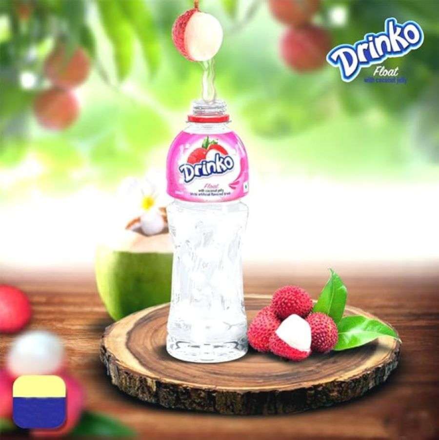 Pran Drinko Float LITCHI Fruit Juice 250ml - Image 3