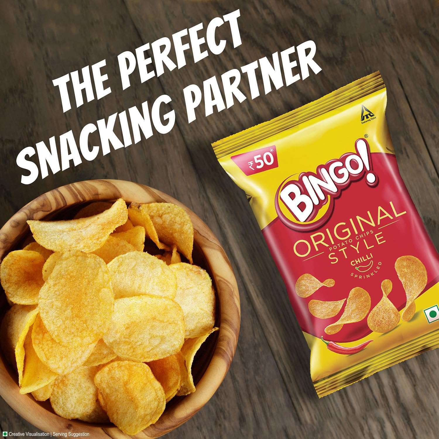 Bingo Chilli Sprinkled Potato Chips 21g - Image 6