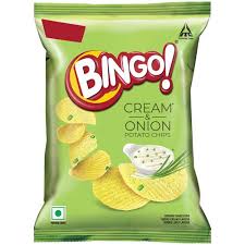 Bingo Cream & Onion Potato Chips 10.5g