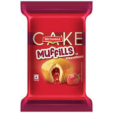 Britannia Muffills STRAWBERRY Cake 30g