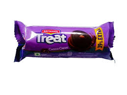 Britannia Treat CHOCO Creame Biscuit 43g+17g Extra