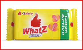 Challenge Whatz Active lemon Detergent Bar 140g