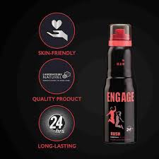 Engage Rush Deo Spray 150ml - Image 3
