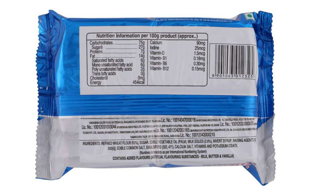 Britannia Milk Bikis Biscuit 100g - Image 2
