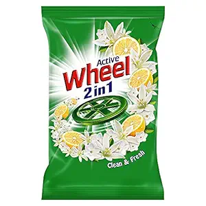 Active Wheel 2 in 1 Detergent Powder 500g