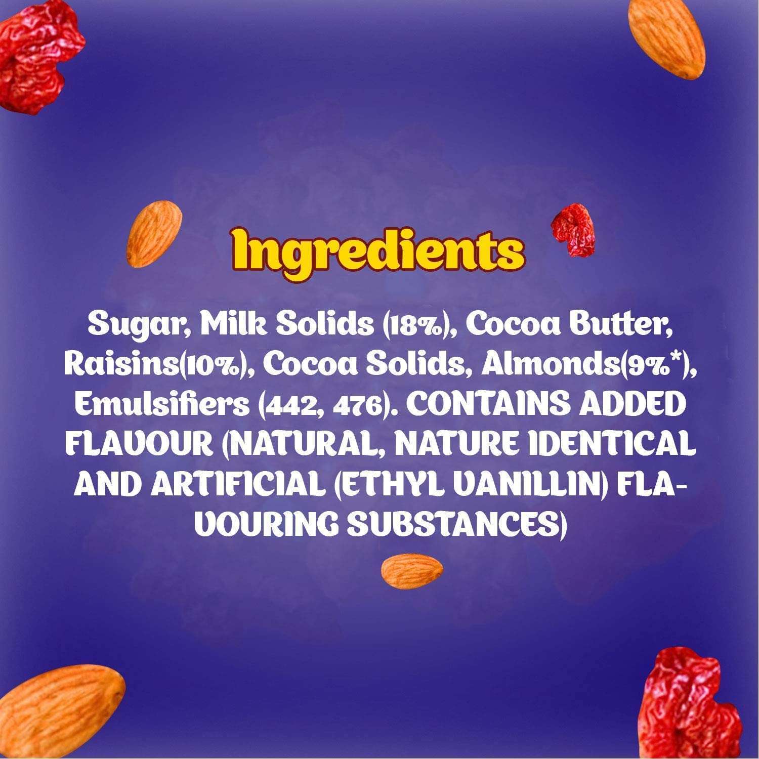 Cadbury Dairy Milk Silk FRUIT & NUT 55g - Image 4
