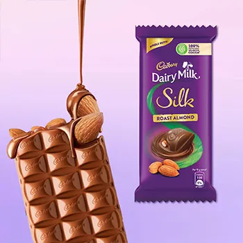 Cadbury Dairy Milk Silk Roasted Almond 143g - Image 5