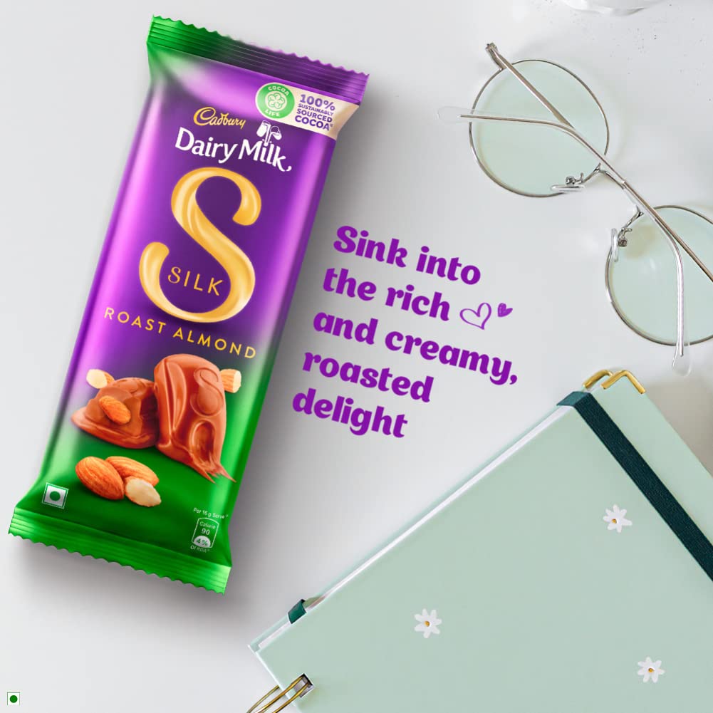 Cadbury Dairy Milk Silk Roasted Almond 143g - Image 3