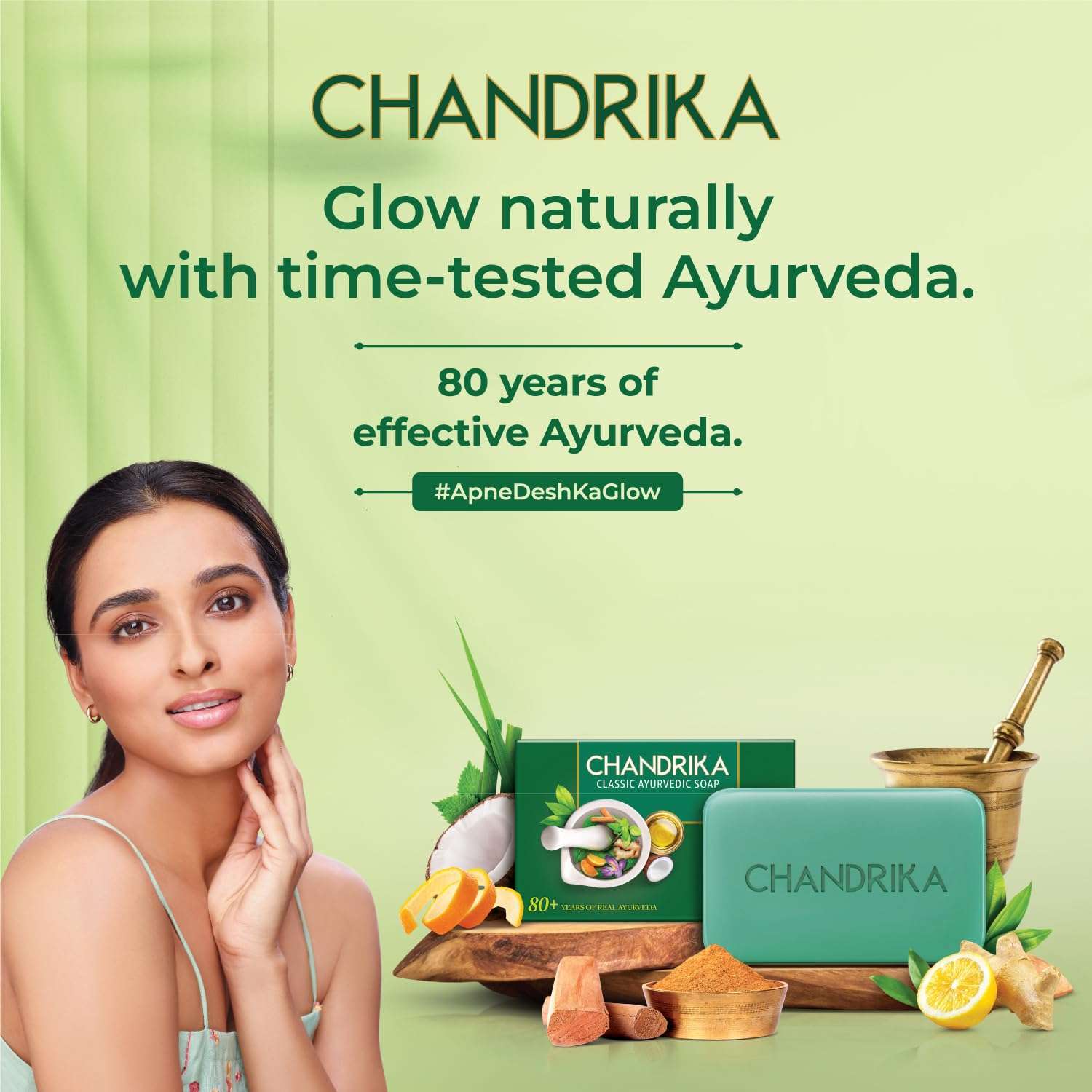 Chandrika Ayurvedic Soap 75g Buy 3 get 1 Free - Image 4