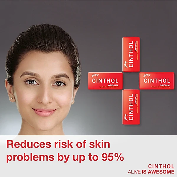 Cinthol ORIGINAL Soap 100g - Image 2