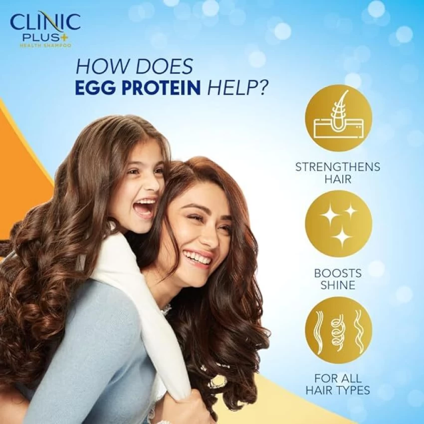 Clinic Plus Egg Protein Shampoo 80ml - Image 5