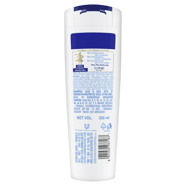 Clinic Plus Strong & Long Shampoo 355ml - Image 3