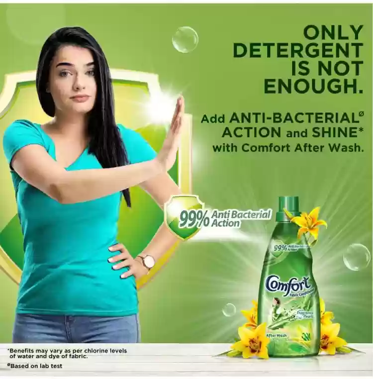 Comfort Fabric Conditioner ANTI- BACTERIAL 210ml - Image 3