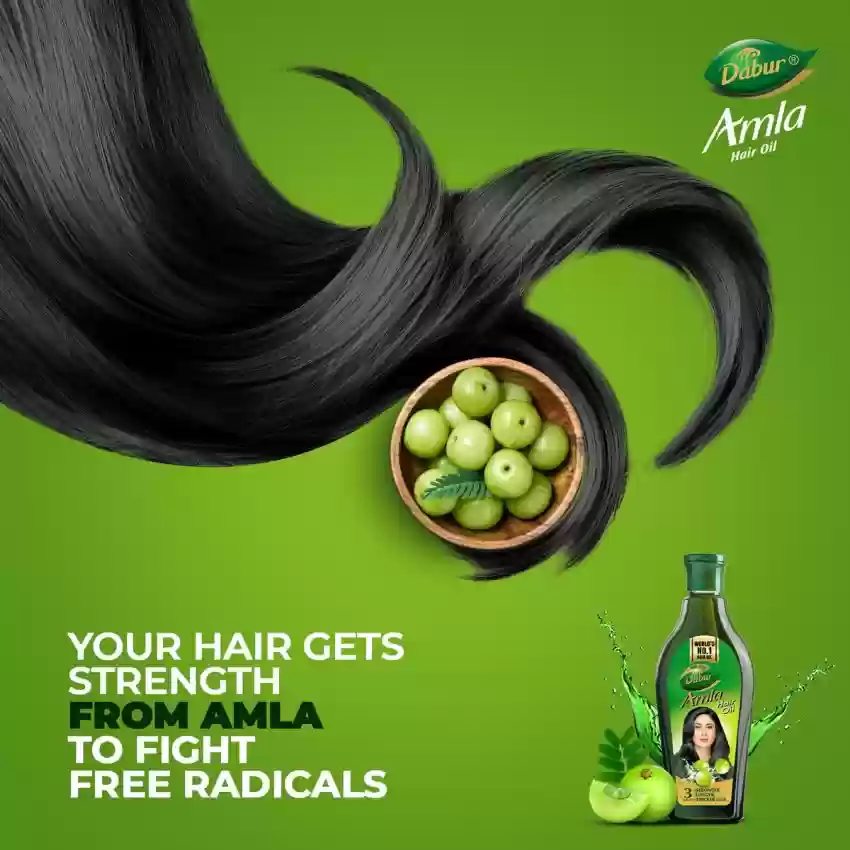 Dabur Amla Hair Oil 275ml - Image 3