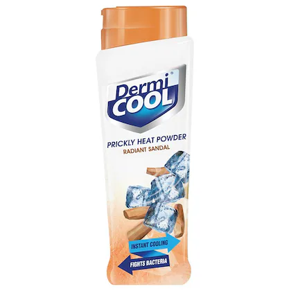 Dermi Cool Prickly Heat Powder Radiant Sandal 150g+50g Free - Image 2
