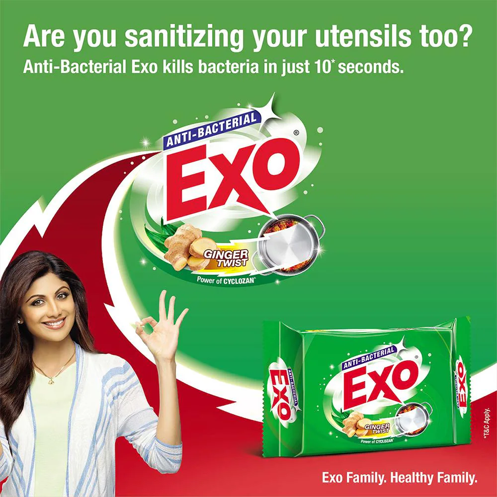 Exo Anti-Bacterial Dishwash Bar 60g - Image 4