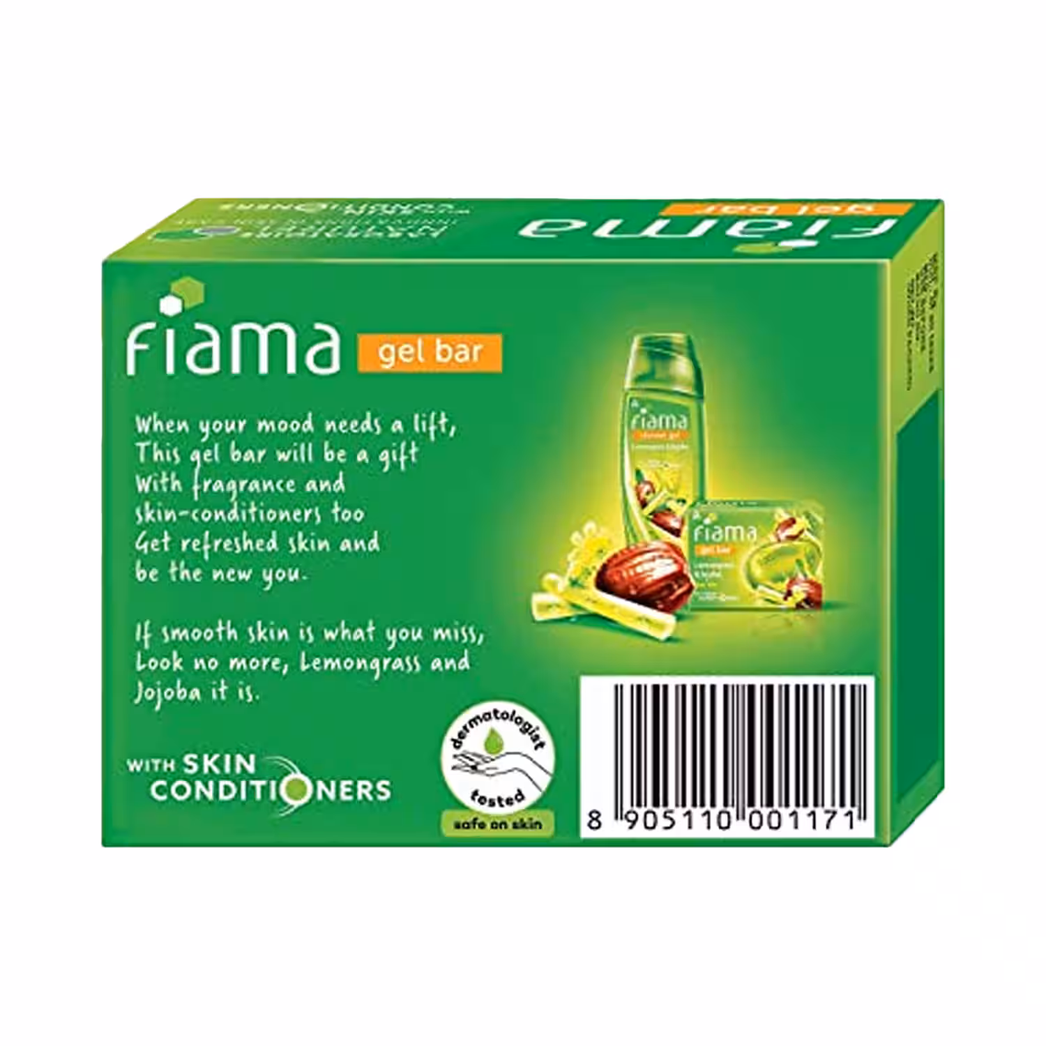 Fiama Gel Bar Lemongrass & Jojoba 75g - Image 3
