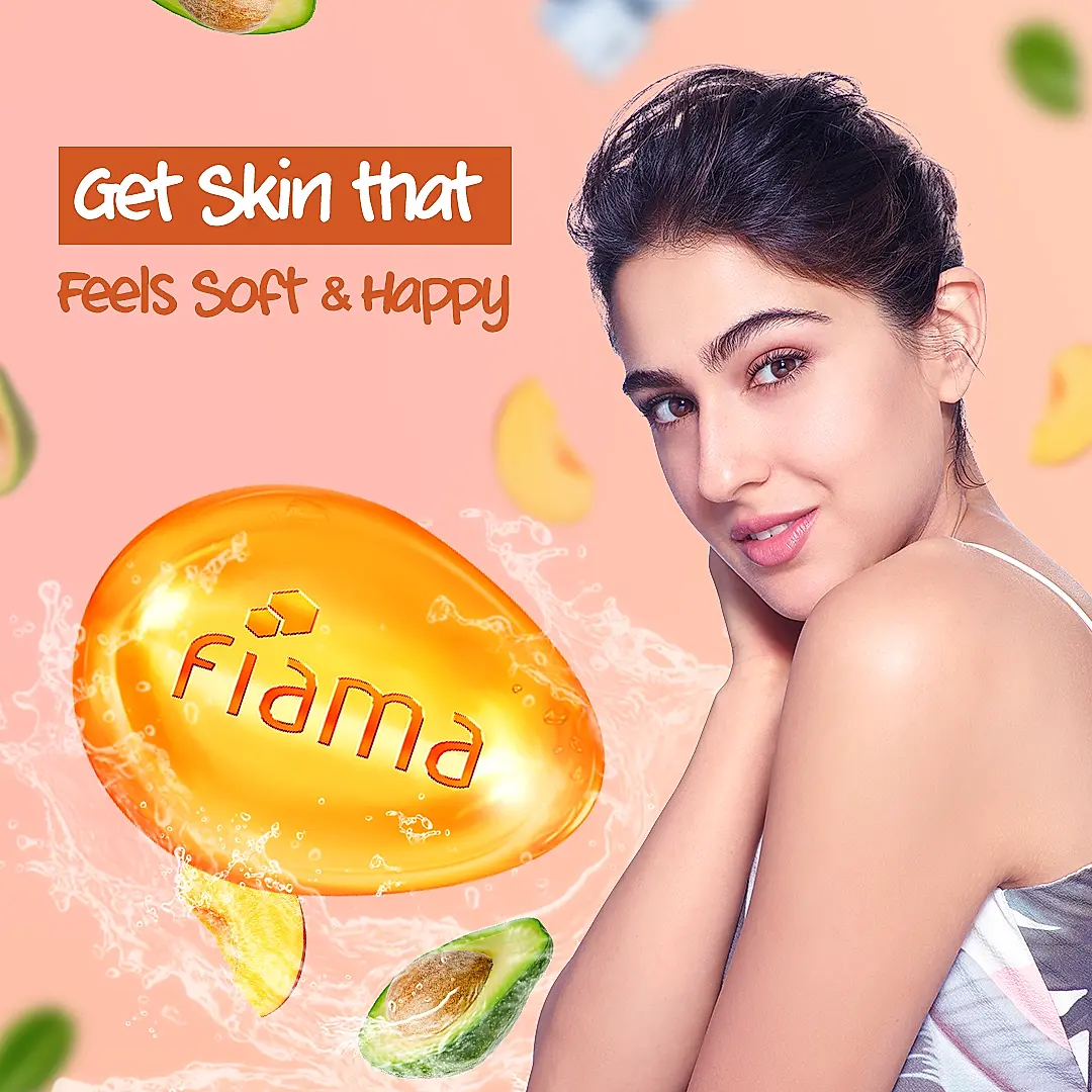 Fiama Gel Bar Peach & Avocado 75g - Image 4