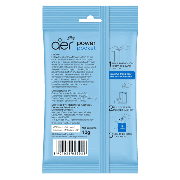 Godrej Aer Power Pocket SEA BREEZE 10g - Image 3