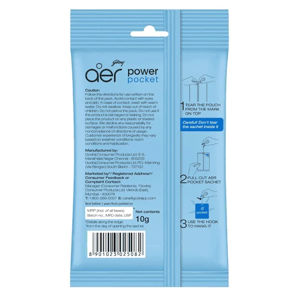 Godrej Aer Power Pocket SEA BREEZE 10g - Image 3