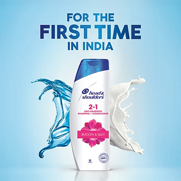 Head & Shoulder's 2in1 smooth&Silky Shampoo 72ml - Image 4