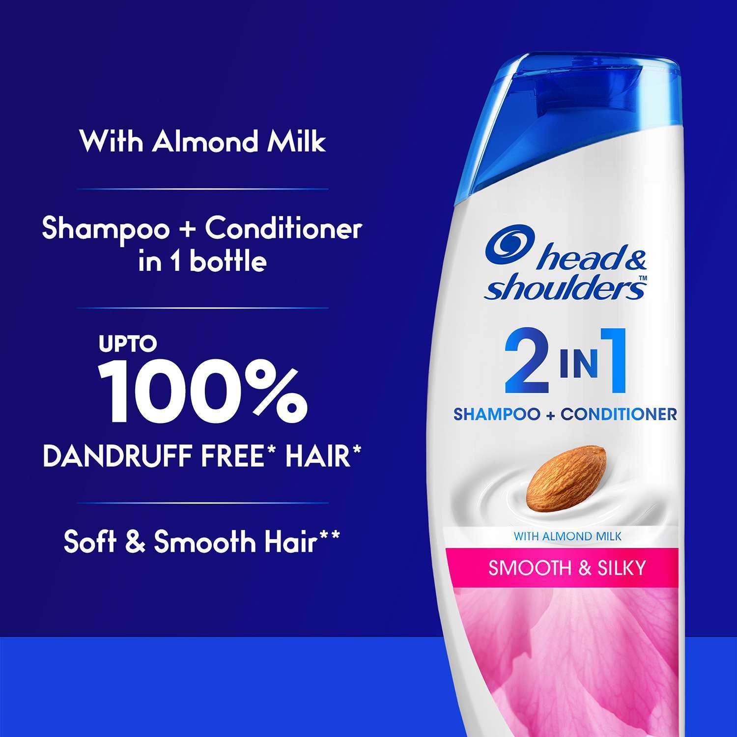 Head & Shoulder's 2in1 smooth&Silky Shampoo 72ml - Image 3