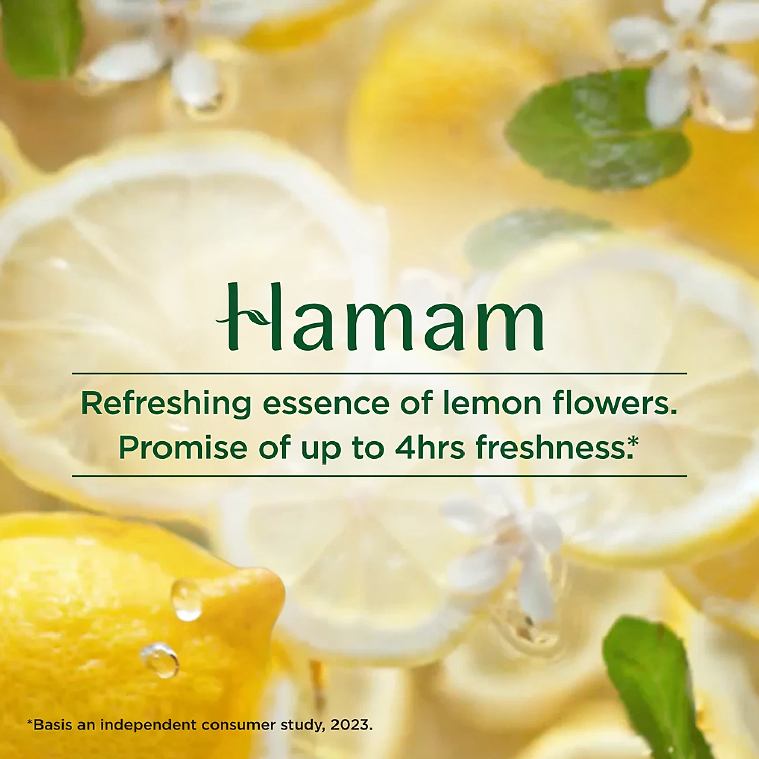 Hamam 100% Pure LEMON Flowers Soap 100g - Image 3