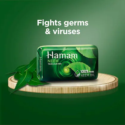 Hamam 100% Pure NEEM Oil Soap 38g - Image 4