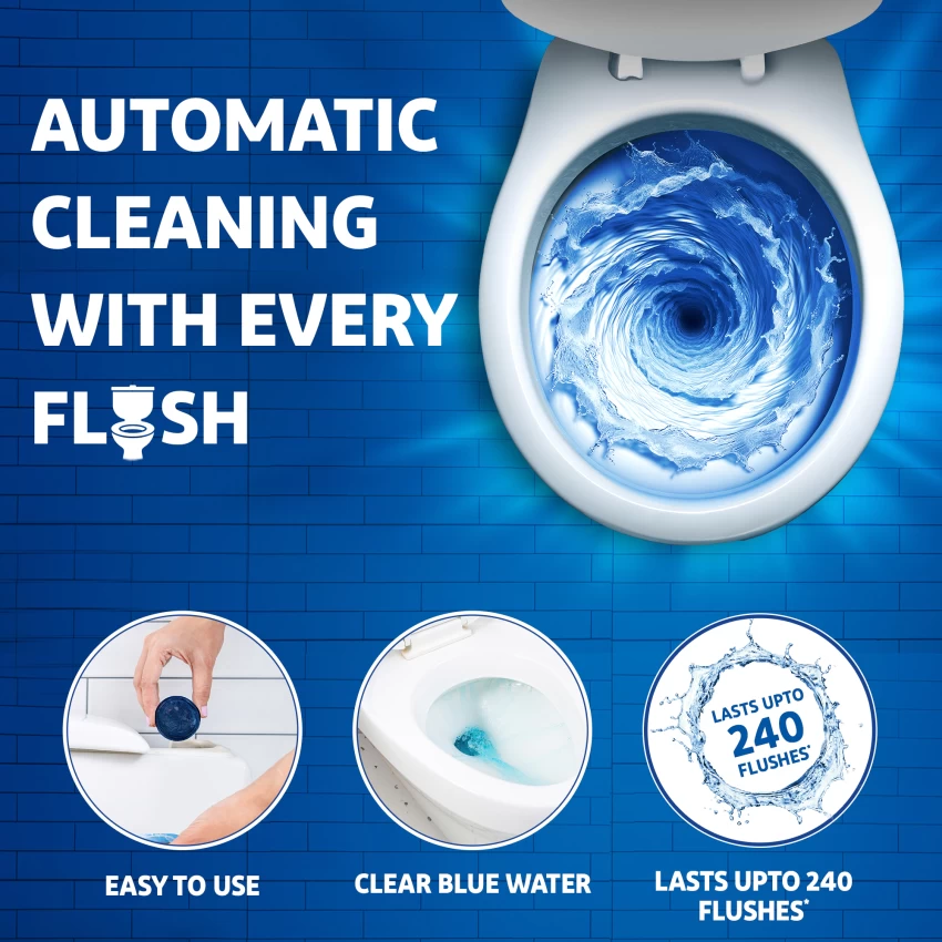 Harpic Flush Matic Marine 50g*3 - Image 2