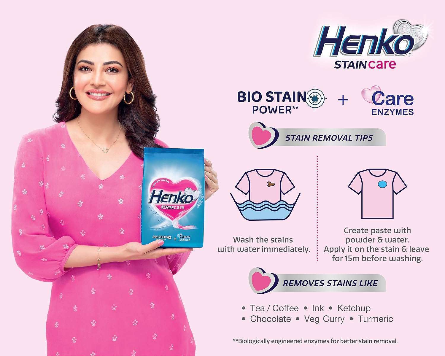 Henko Stain Care Detergent Powder 80g - Image 3