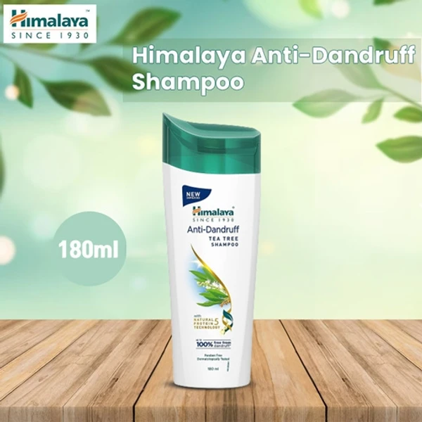 Himalaya Anti-Dandruff Tea Tree Shampoo 180ml - Image 3