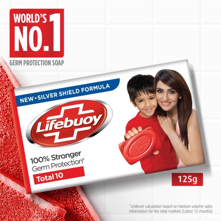 Lifebuoy Germ Expert Total + Soap 125g - Image 2