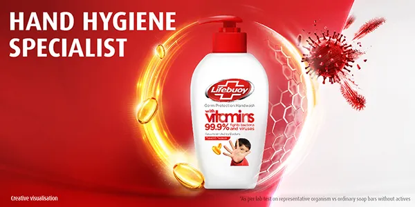 Lifebuoy Total 10 Germ Protection Hand Wash 80ml - Image 3
