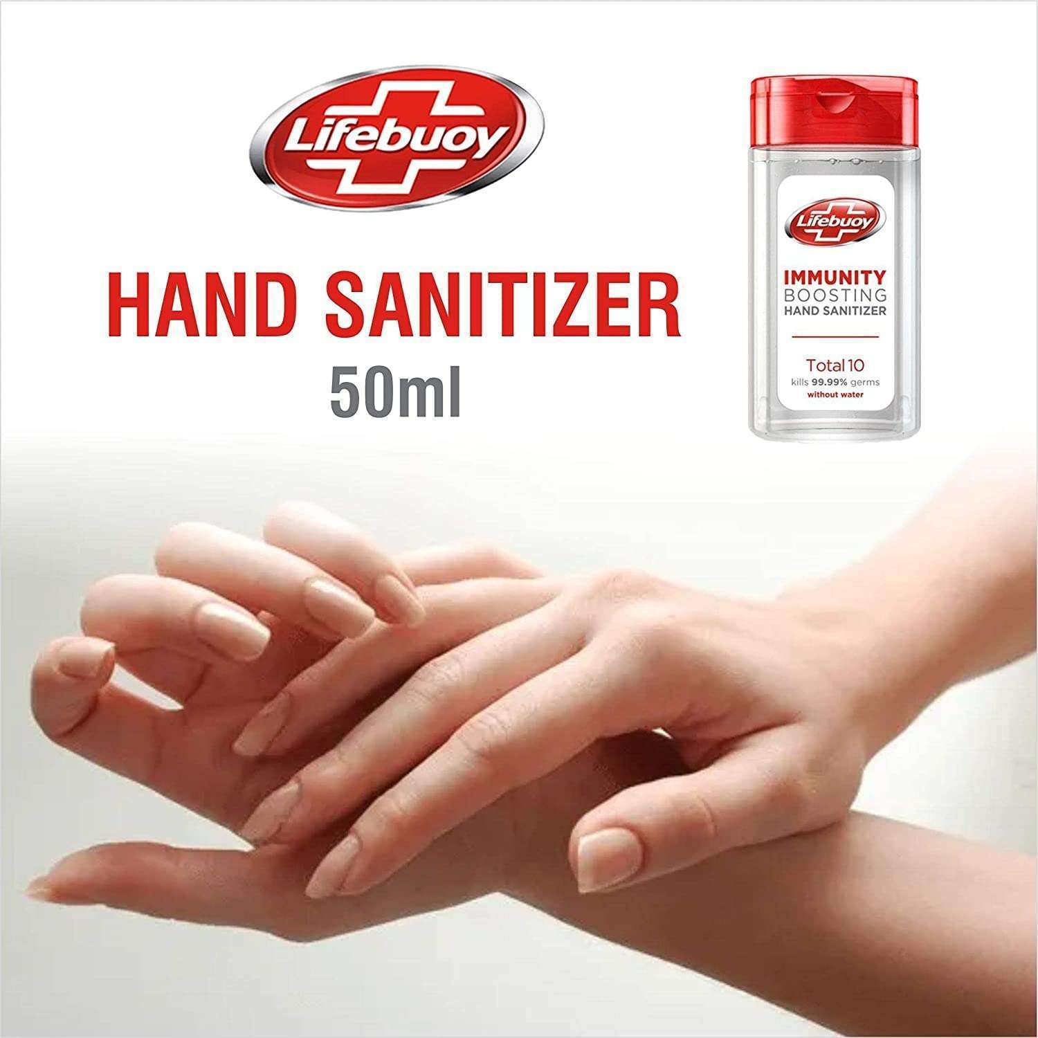 Lifebuoy Total Germs Kills Hand Sanitizer 50ml - Image 3