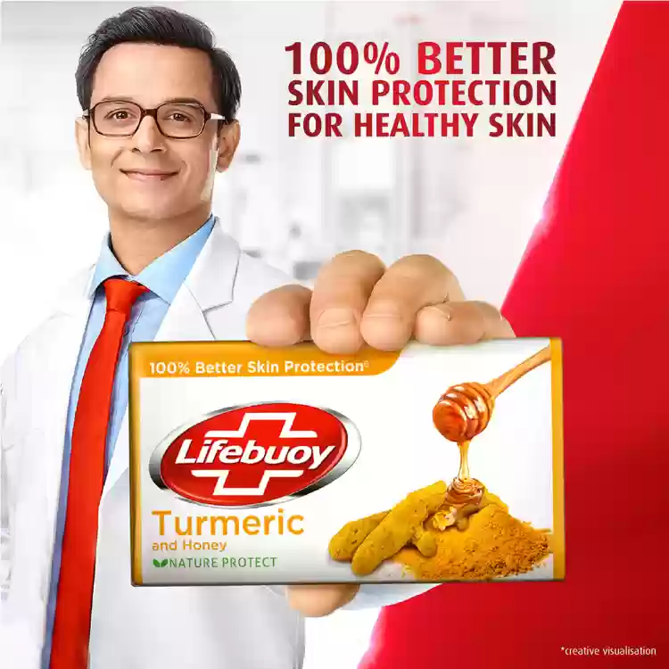 Lifebuoy TURMERIC & HONEY Soap 100g - Image 4
