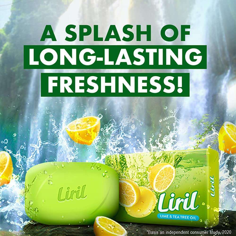 Liril LIME & TEA TREE Oil 75g+25g Extra - Image 3