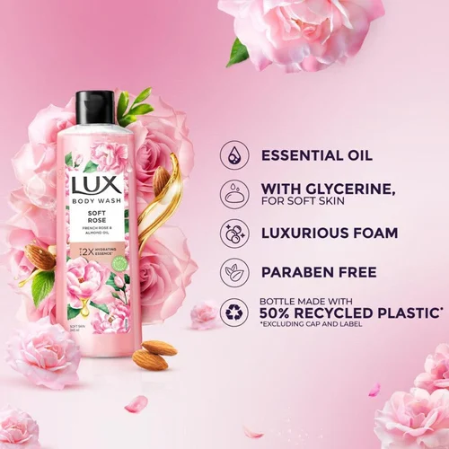 Lux Soft ROSE Body Wash 245ml - Image 5