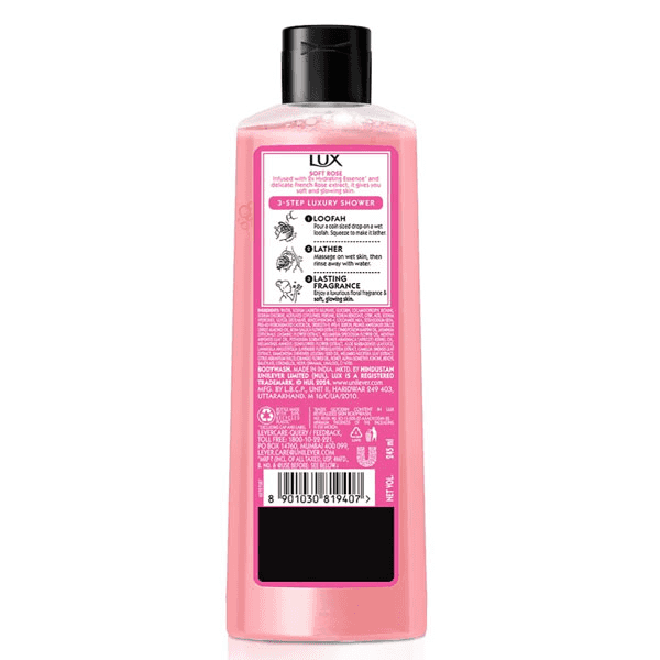 Lux Soft ROSE Body Wash 245ml - Image 2