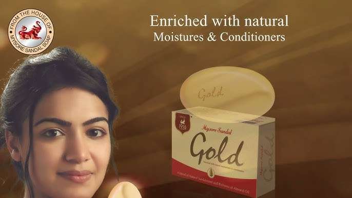 Mysore Sandal GOLD Bathing Soap 125g - Image 2