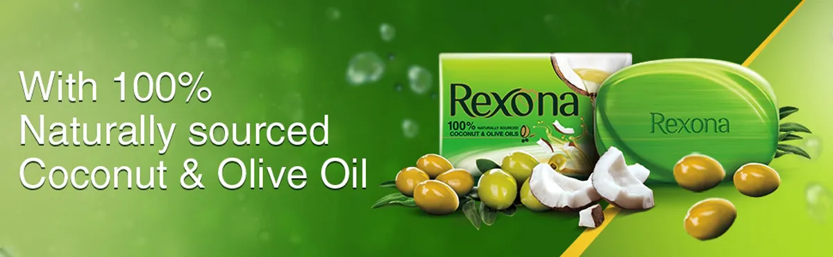 Rexona COCONUT & OLIVE Oils Soap 100g - Image 3