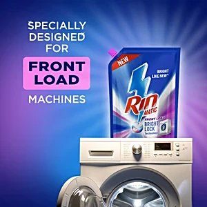 Rin Liquid FRONT LOAD Matic Liquid 800ml Pouch - Image 2