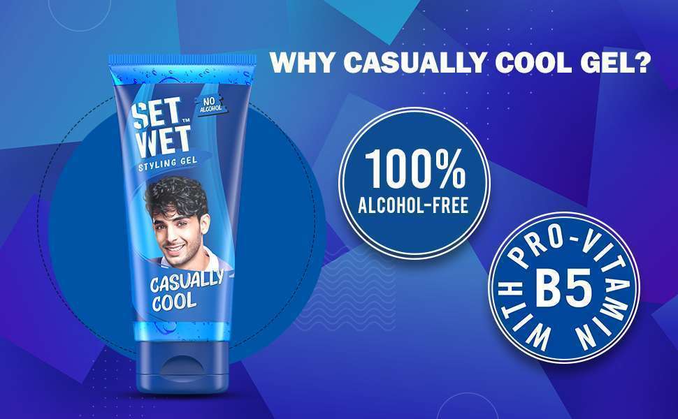 Set Wet Styling Hair Gel Casually Cool 50g - Image 2