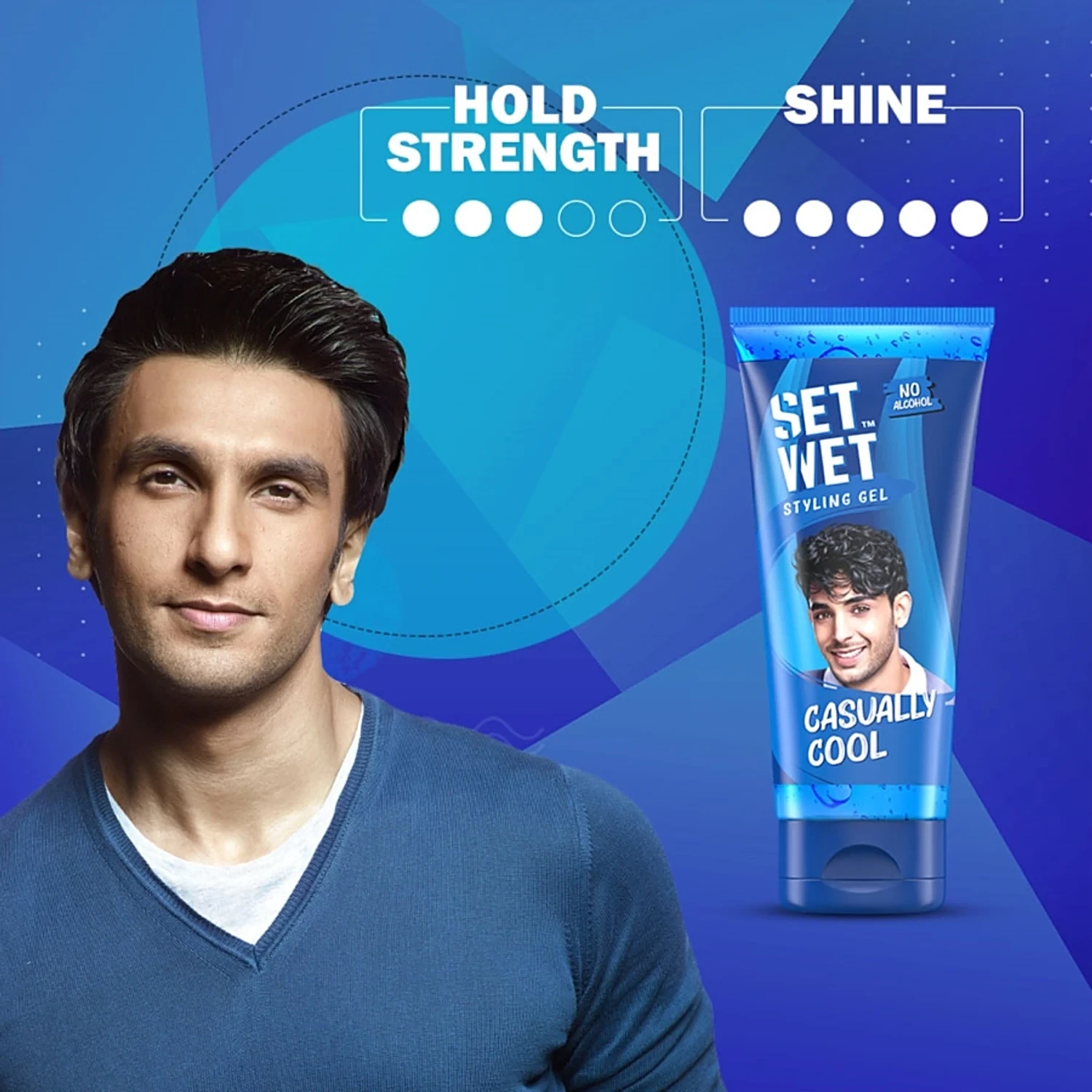 Set Wet Styling Hair Gel Casually Cool 50g - Image 3