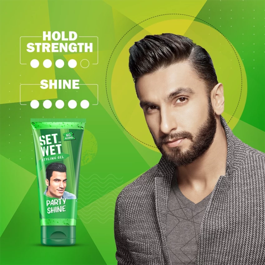 Set Wet Styling Hair Gel Party Shine 50g - Image 5